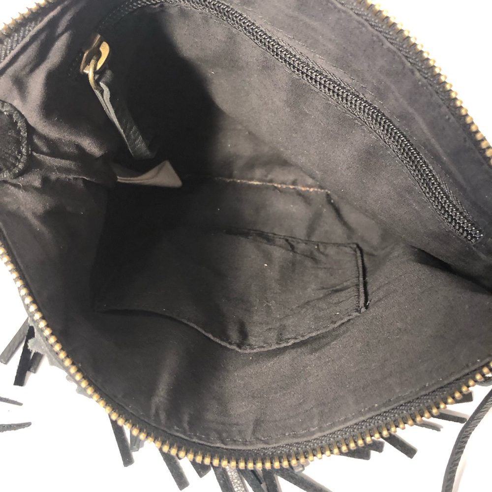 Lucky Brand Black Fringe Crossbody Bag - Picture 8 of 10